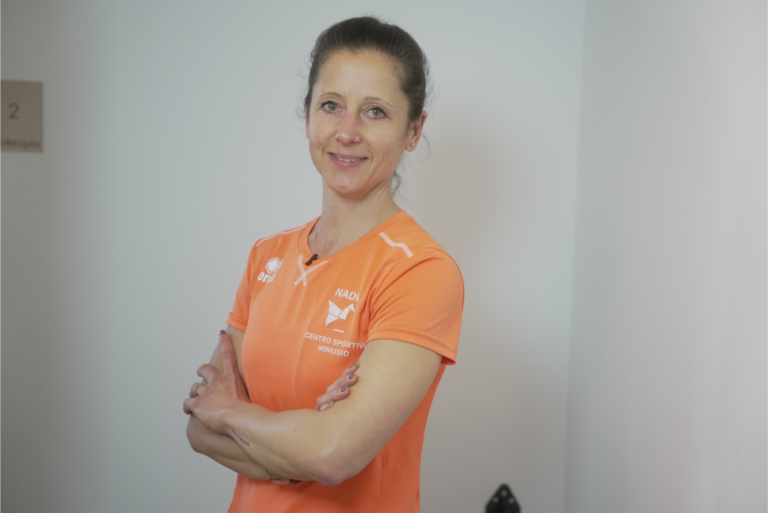 Nadia Della Mora, istruttrice EMS e Pilates al Centro Sportivo Minusio