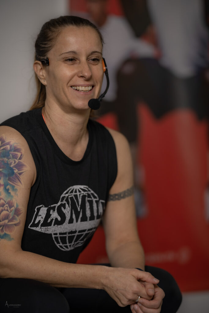 Istruttrice di corsi Les Mills al Centro Sportivo Minusio