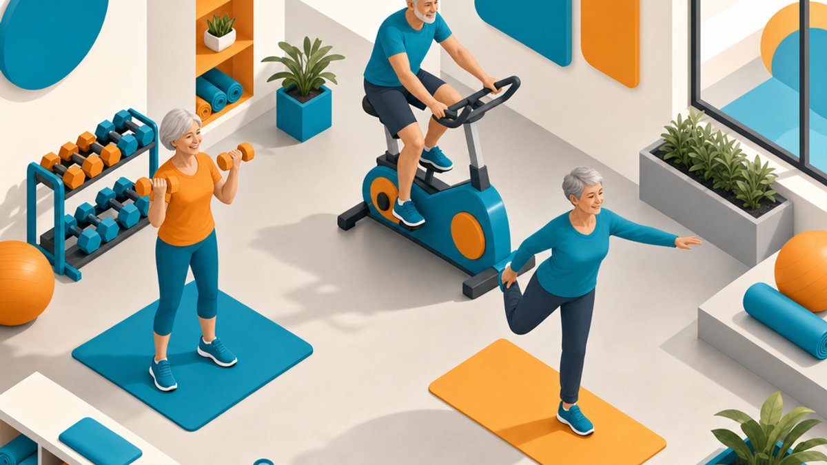 Adulti over 50 che tornano in forma allenandosi in palestra nel Locarnese